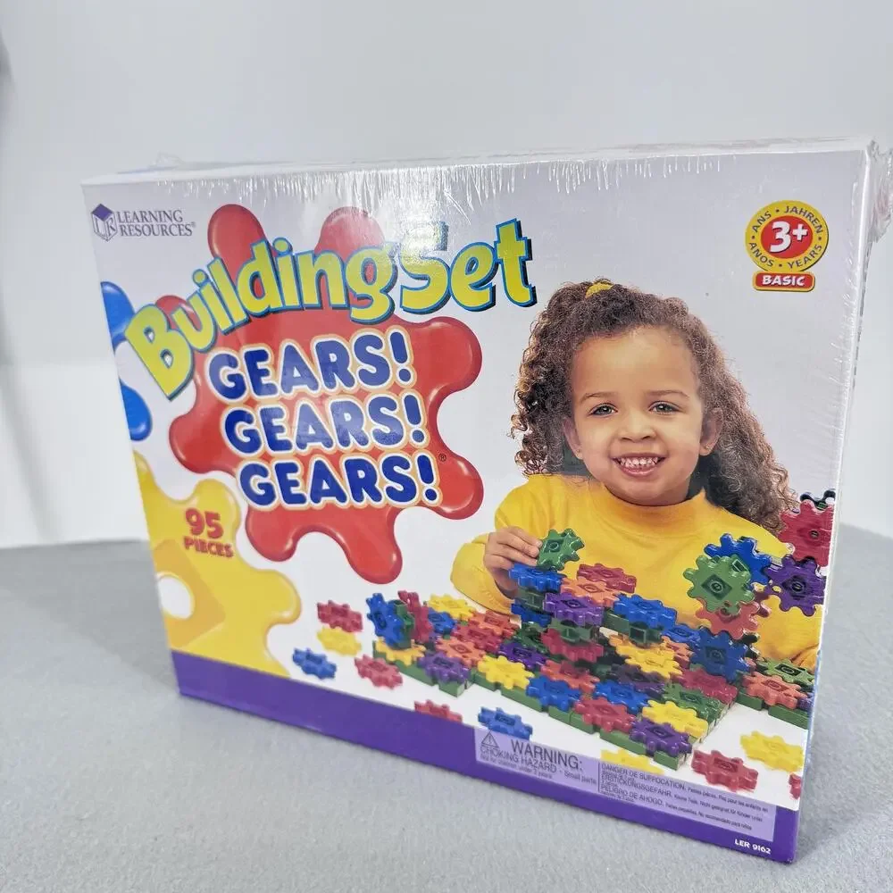 Learning Resources Gears Gears Gears Building Set LER9162 95 Piece‎ STEM New